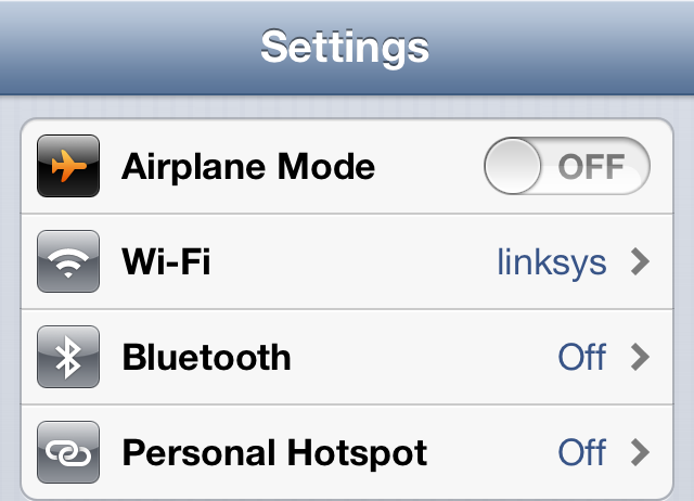 How to make your iPhone a hotspot.