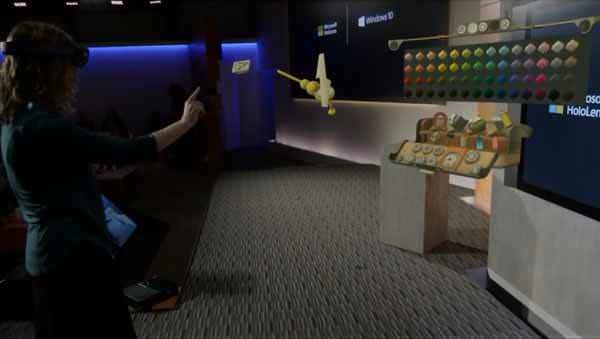 HoloLens performs operations via physical gestures. 
