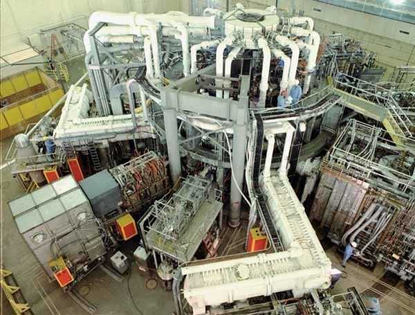 The Tokamak Fusion Test Reactor in 1989 