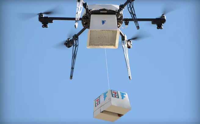 Days of Food Delivery by Drones are Here!