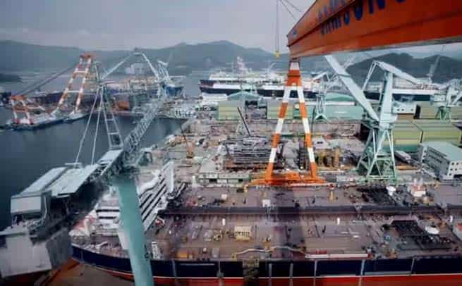 World's most efficient ship making facility belongs to Samsung