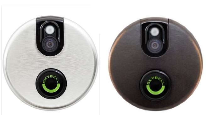 Skybell WiFi Doorbell Bronze and Silver